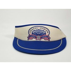 Vintage Dodgers Stadium Foam Hat Sun Visor 25th Anniversary 1962-1987